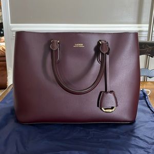 Lauren Ralph Lauren purse Bordeaux color